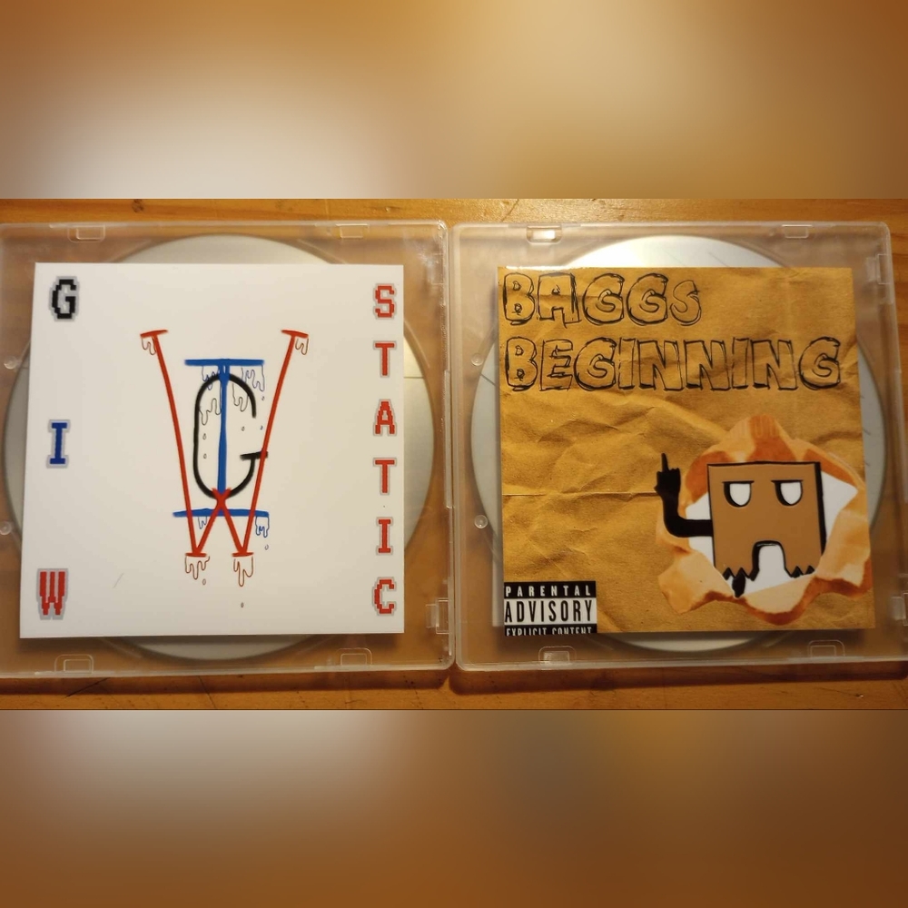 Rap EP's, BAGGS BEGINNING And G.I.W STATIC - self titled